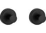 Inf Ganci Con Ventosa, 2 Pezzi Nero