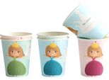 6 Tazze Da Principessa In Colori Pastello Da 250 Ml - Taglia Unica