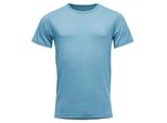 Devold Breeze Plus Merino 200 T-Shirt Uomo Skyblue Skyblue L