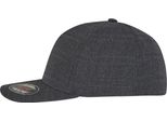 KšIltovka Fine Melange Flexfit Charcoal - S/M