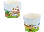12 Asterix In Forma Di Cupcake -