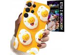 Etui Per Samsung Galaxy S22 Ultra - Caso Dolce Uova Smiley + File