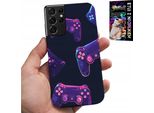 Etui Per Samsung Galaxy S21 Ultra - Caso Per Giocatori, Disegni Di Gioco + Folia