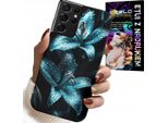 Etui Per Samsung Galaxy S21 Ultra - Copertura Fiori Turchi + File