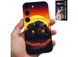 Custodia Per Samsung Galaxy S23 Plus - Monstertruck, Camion, Disegni + Vetro