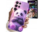 Etui Per Samsung Galaxy S23 Ultra - Decorazioni Per Bambini Dolce Panda + File