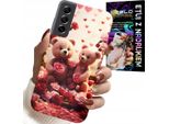 Custodia Per Samsung Galaxy S22 Plus - Orsacchiotti, Ti Amo, Cuori Molti Disegni Della Custodia