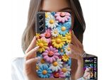 Custodia Per Samsung Galaxy S21 - Custodia Con Fiori Colorati E Margherite