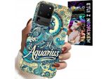 Etui Per Samsung Galaxy S20 Ultra - Segno Zodiano, Acquario, Astronomia Placche
