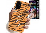 Custodia Per Samsung Galaxy S20 Plus - Cover Posteriore A Strisce Di Tigre + Pellicola
