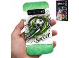 Custodia Per Samsung Galaxy S10 Plus - Calcio, Custodia Calcio + Pellicola