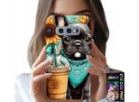 Custodia Per Samsung Galaxy S10E - Bulldog Coffi Love, Girasoli, Custodia Psi