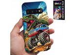 Custodia Per Samsung Galaxy S10 Plus -Dinosauro In Monstertruck Disegni Per Bambini