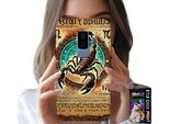 Custodia Per Samsung Galaxy S9 Plus - Segno Zodiacale Scorpio Astronomia + Lamina