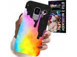 Custodia Per Samsung Galaxy S9 - Motivi Colorati Arcobaleno, Vernice + Lamina