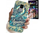Custodia Per Samsung Galaxy S9 - Segno Zodiacale, Acquario, Retro Astronomico