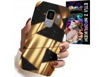 Custodia Per Samsung Galaxy S9 - Design Elegante Oro + Pellicola Idro