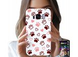 Custodia Per Samsung Galaxy S8 - Zampe Di Cane Su Sfondo Bianco, Cane, Gatto, Orso