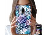 Custodia Per Samsung Galaxy J5 2017 - Custodia Con Motivi Floreali A Forma Di Rosa + Vetro
