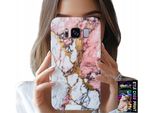 Custodia Per Samsung Galaxy S8 - Marmo Rosa E Bianco, Motivi In Pietra