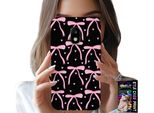 Custodia Per Samsung Galaxy J5 2017 - Nastro Nero E Rosa Fiocchi Di Nastro