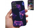 Custodia Per Samsung Galaxy M31S - Custodia Per Gamer, Disegni Di Giochi + Vetro