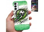 Custodia Per Samsung Galaxy M23 - Calcio, Custodia Per Pallone Da Calcio + Vetro