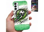 Custodia Per Samsung Galaxy M13 4G - Calcio, Custodia Calcio + Vetro