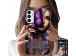 Custodia Per Samsung Galaxy M23 - Anti Social Butterfly Pink Butterfly + Vetro