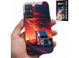 Custodia Per Samsung Galaxy A71 - Custodia Tir Truck + Vetro Temperato
