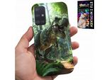 Custodia Per Samsung Galaxy A71 - Custodia Dinosauro Tirannosauro + Vetro