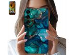 Custodia Samsung Galaxy S24 Fe Elegante Design In Marmo + Vetro