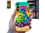 Custodia Samsung Galaxy S24 Fe Dinosauro Mostro Camion Dino Per Ragazzo