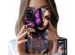 Custodia Per Samsung Galaxy A31 - Anti Social Butterfly Pink Butterfly + Vetro