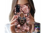 Custodia Per Samsung Galaxy A31 - Design Femminile Custodia A Cuore Con Lucchetto + Vetro