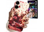 Custodia Per Samsung Galaxy A06 5G - Orsacchiotti, Ti Amo, Cuori Tanti Design Per La Custodia