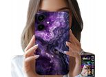 Custodia Per Samsung Galaxy A06 5G - Marmo Viola Moda Donna + Vetro