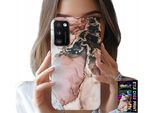 Custodia Per Samsung Galaxy A41 - Elegante Moda Marmo + Vetro