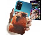 Custodia Per Samsung Galaxy A41 - Capibara Dolce, Custodia Capibara + Vetro