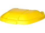 Rubbermaid Coperchio Giallo Contenitore Per Rifiuti 100L