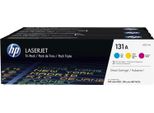 Hp 131A Confezione Da 3 Cartucce Toner Originali Laserjet Ciano/Magenta/Giallo Cartuccia Toner Da 3 Pezzi Ciano, Magenta, Giallo
