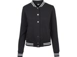 Urban Classics Donna - Giacca Felpata College Nero - 3XL