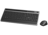 Hama 00182686 Hama KMW-600 Plus Set Tastiera E Mouse Wireless Nero, Antracite
