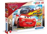 Clementoni - Puzzle 60 ElementóW Disney Cars 3, Oryginalny Produkt Edukacyjny