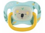 Canpol Babies Succhietto Simmetrico In Silicone, Luminoso, 0-6 M, Exotic - Koala, Menta
