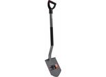 Awtools Vanga Da Giardinaggio Con Gambo In Metallo Affilato Linea Nera
