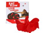 Eat Slow Live Longer Gobble Stopper Rosso