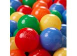 Kiddymoon 100 Palline Per Bambini ∅ 6Cm Per Giocare Nella Vasca Da Bagno Palline Di Plastica Per Bambini Eu, Giallo/Verde/Blu/Rosso/Arancio