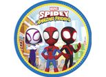 Piatto Party Procos Spidey E I Suoi Fantastici Amici, Design 8 Pezzi