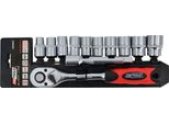 Awtools Zestaw Kluczy 1/4" 14 Elementi Linea Nera"
